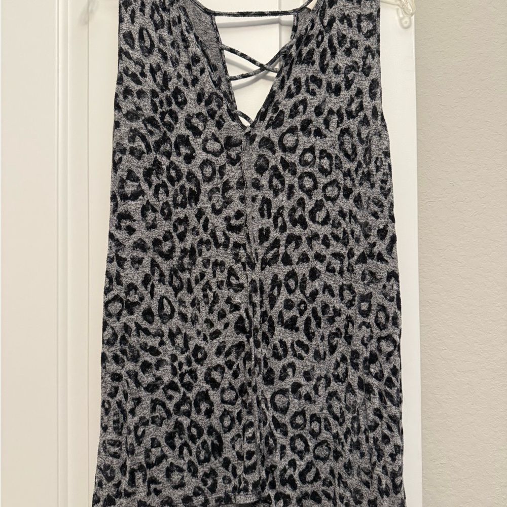 Buckle - Daytrip Leopard Print Sleeveless Top - XL